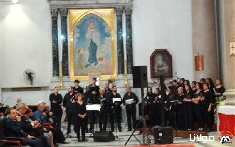 السفير البابوي في القاهرة يقود القداس المقدس للبابا فرنسيس.
