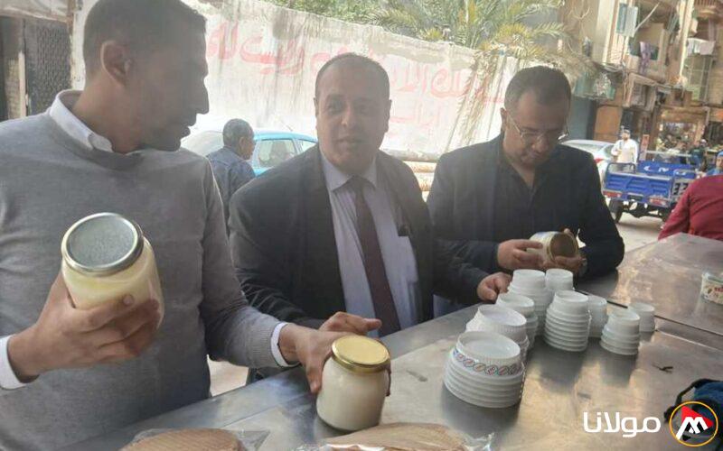 مصادرة 141 عدسة لاصقة وضبط 31 محضر لمخابز مخالفة في حملة على أسواق المنتزة بالإسكندرية