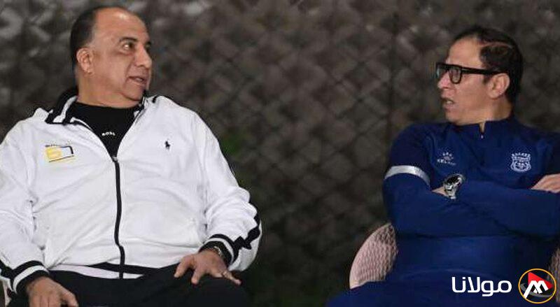 زيارة محمد مصيلحي لمعسكر الاتحاد السكندري تحضيراً لمواجهة الإسماعيلي