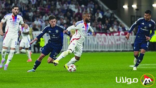 بث مباشر لمباراة مانشستر يونايتد وليون في الدوري الأوروبي
