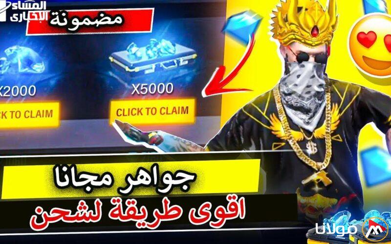 حصولك على جواهر كاملة 100%.. أفضل منصة لشحن فري فاير 2025، جربها الآن!