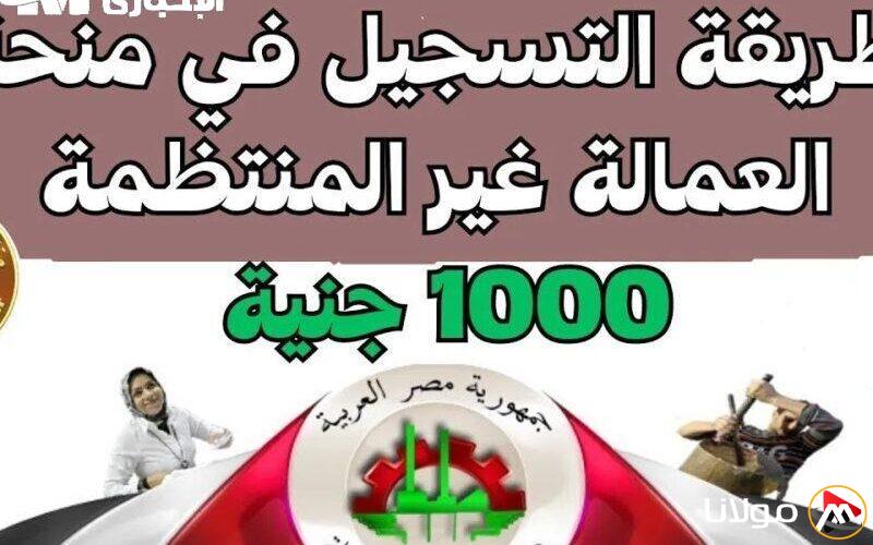 سجل الآن بسرعة: رابط التقديم على منحة العمالة غير المنتظمة 2025 من خلال موقع وزارة العمل