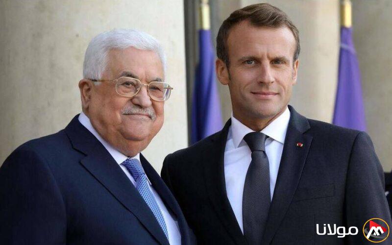 ماكرون يطالب عباس بتفكيك سلاح حماس وإجراء إصلاحات في السلطة الفلسطينية