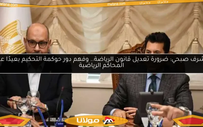 أشرف صبحي: ضرورة تعديل قانون الرياضة.. وفهم دور حوكمة التحكيم بعيدًا عن المحاكم الرياضية