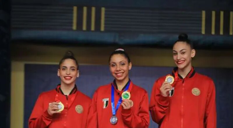 <p><strong>منتخب مصر للجمباز الإيقاعي يحقق الصدارة في البطولة الأفريقية بالقاهرة</strong></p>