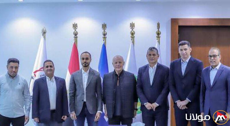 هاني أبو ريدة يستقبل وفد لجنة الحكام الإماراتيين.. شاهد الصور