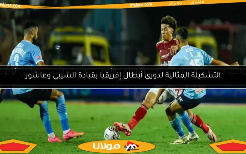 التشكيلة المثالية لدوري أبطال إفريقيا بقيادة الشيبي وعاشور