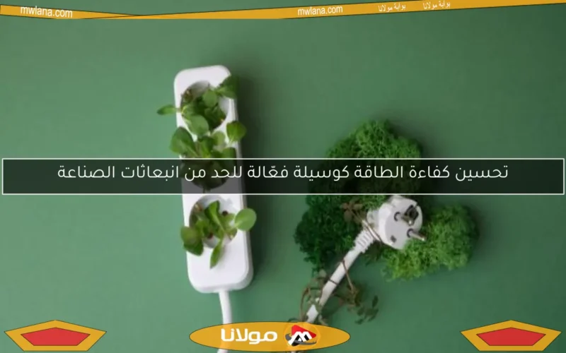 تحسين كفاءة الطاقة كوسيلة فعّالة للحد من انبعاثات الصناعة