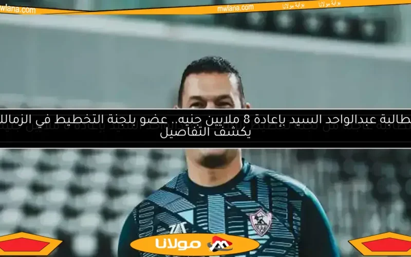 مطالبة عبدالواحد السيد بإعادة 8 ملايين جنيه.. عضو بلجنة التخطيط في الزمالك يكشف التفاصيل