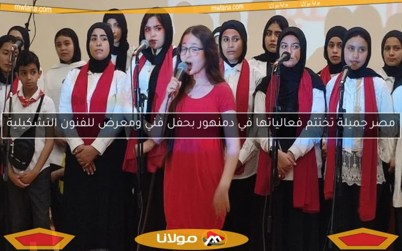 مصر جميلة تختتم فعالياتها في دمنهور بحفل فني ومعرض للفنون التشكيلية