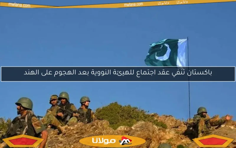 باكستان تنفي عقد اجتماع للهيئة النووية بعد الهجوم على الهند