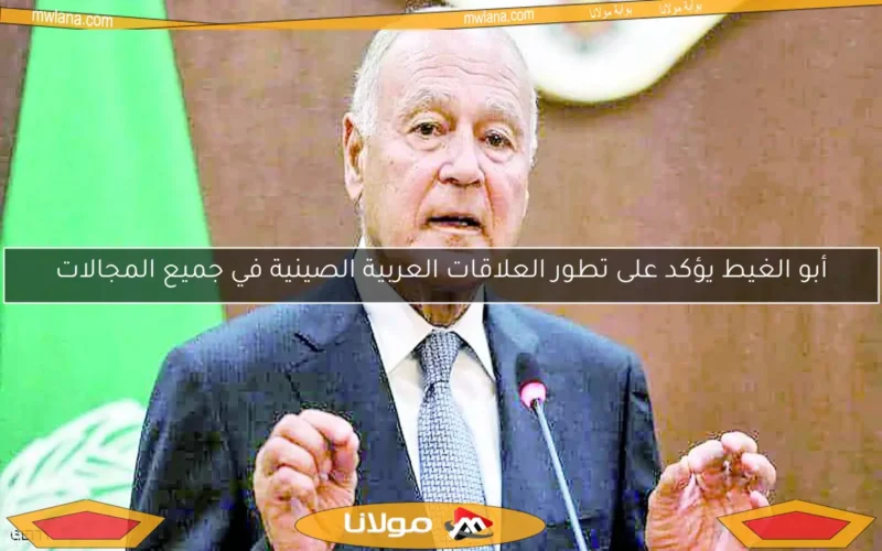أبو الغيط يؤكد على تطور العلاقات العربية الصينية في جميع المجالات