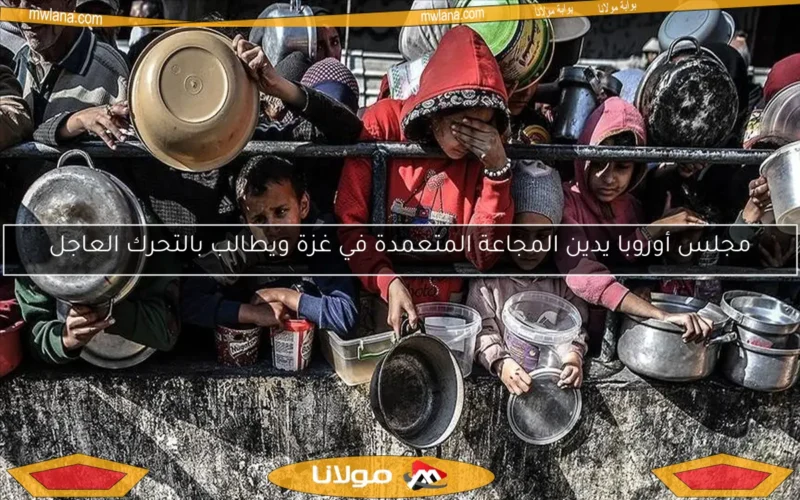 مجلس أوروبا يدين المجاعة المتعمدة في غزة ويطالب بالتحرك العاجل