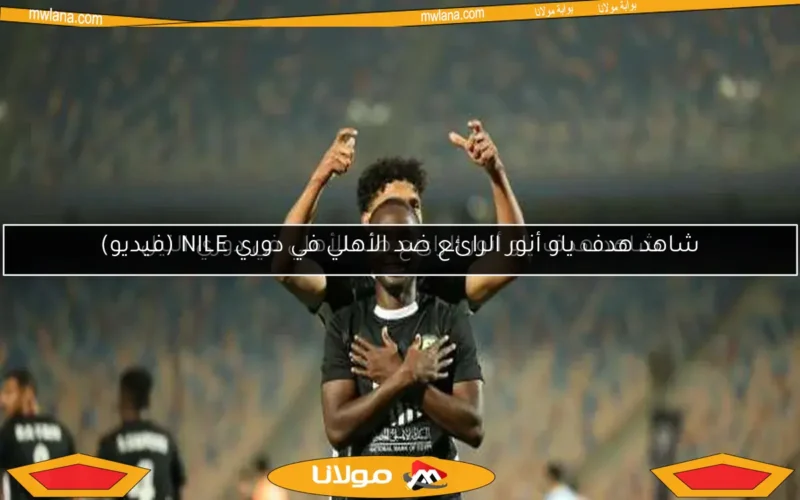 شاهد هدف ياو أنور الرائع ضد الأهلي في دوري NILE (فيديو)
