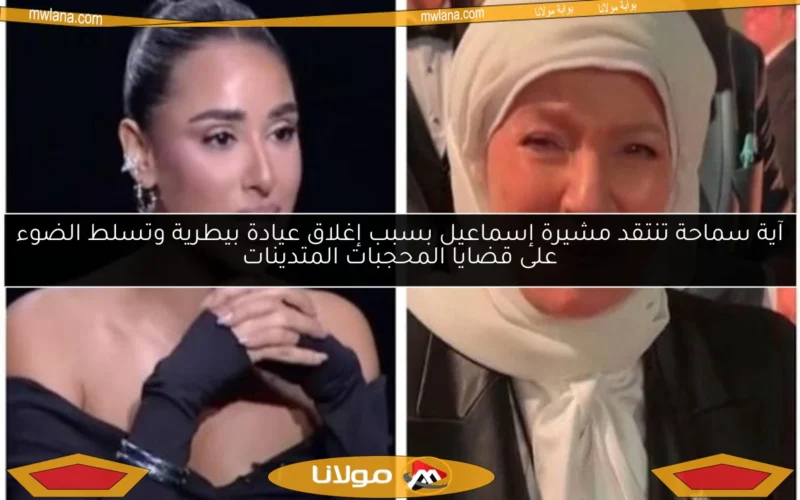 آية سماحة تنتقد مشيرة إسماعيل بسبب إغلاق عيادة بيطرية وتسلط الضوء على قضايا المحجبات المتدينات
