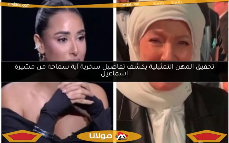 تحقيق المهن التمثيلية يكشف تفاصيل سخرية آية سماحة من مشيرة إسماعيل