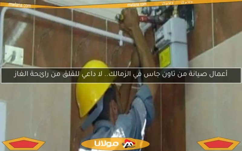 أعمال صيانة من تاون جاس في الزمالك.. لا داعي للقلق من رائحة الغاز