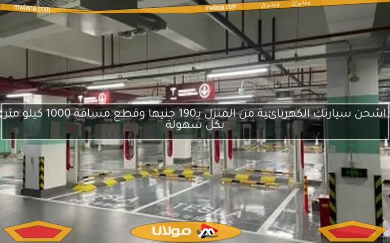 اشحن سيارتك الكهربائية من المنزل بـ190 جنيها وقطع مسافة 1000 كيلو متر بكل سهولة