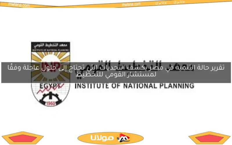 تقرير حالة التنمية في مصر يكشف التحديات التي تحتاج إلى حلول عاجلة وفقًا لمستشار القومي للتخطيط