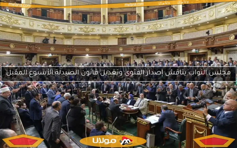 مجلس النواب يناقش إصدار الفتوى وتعديل قانون الصيدلة الأسبوع المقبل