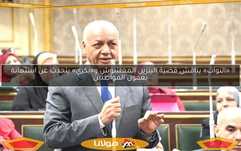 «النواب» يناقش قضية البنزين المغشوش و«بكري» يتحدث عن استهانة بعقول المواطنين