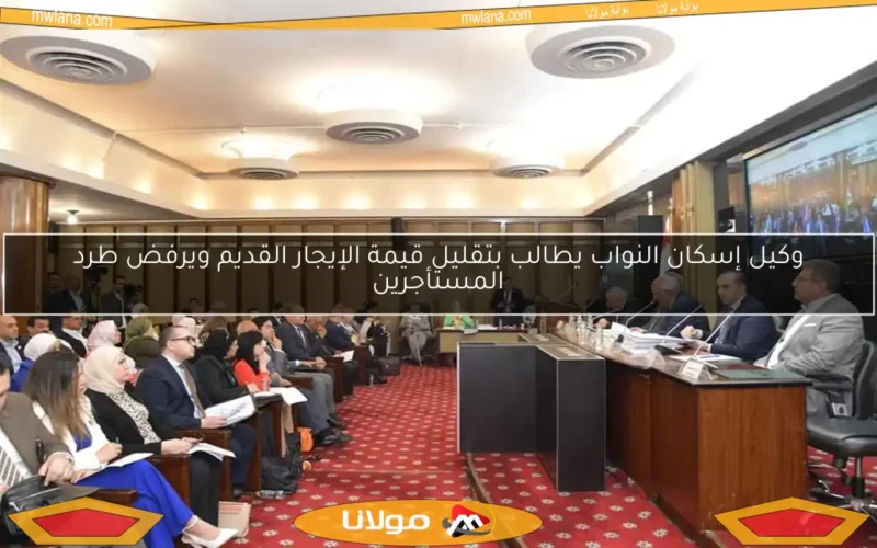 وكيل إسكان النواب يطالب بتقليل قيمة الإيجار القديم ويرفض طرد المستأجرين