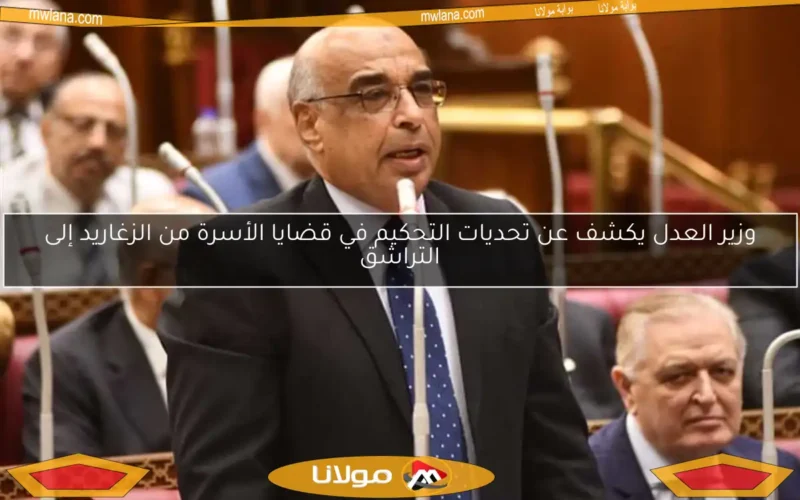 وزير العدل يكشف عن تحديات التحكيم في قضايا الأسرة من الزغاريد إلى التراشق