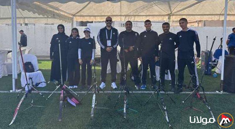 منتخب القوس والسهم يحقق إنجازات رائعة في البطولة العربية بتونس