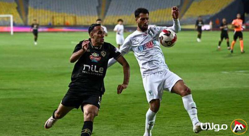 إلغاء هدف ناصر الزمالك أمام المصري بعد اللجوء لتقنية الـ VAR