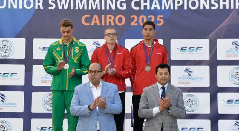 مصر تفوز بـ11 ميدالية في اليوم الأول من البطولة الإفريقية للسباحة