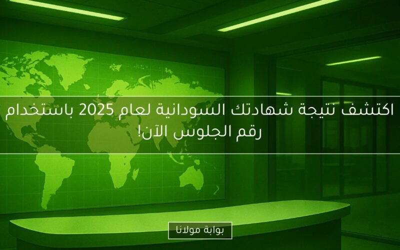 اكتشف نتيجة شهادتك السودانية لعام 2025 باستخدام رقم الجلوس الآن!