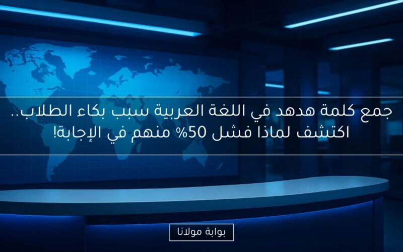 جمع كلمة هدهد في اللغة العربية سبب بكاء الطلاب.. اكتشف لماذا فشل 50% منهم في الإجابة!