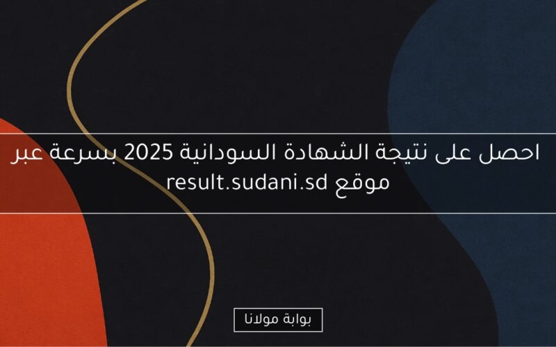 احصل على نتيجة الشهادة السودانية 2025 بسرعة عبر موقع result.sudani.sd