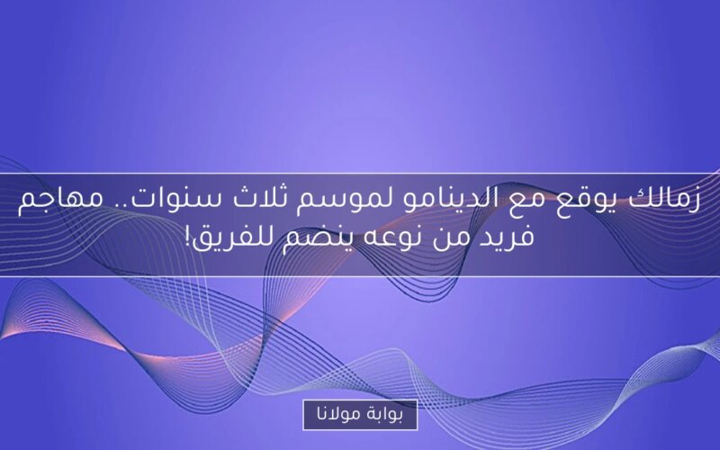 زمالك يوقع مع الدينامو لموسم ثلاث سنوات.. مهاجم فريد من نوعه ينضم للفريق!