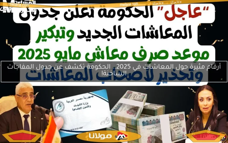 أرقام مثيرة حول المعاشات في 2025.. الحكومة تكشف عن جدول المفاجآت الساخنة!