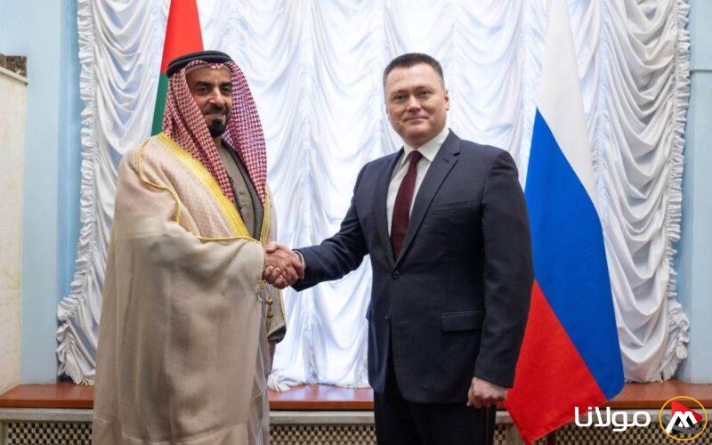 سيف بن زايد يلتقي المدعي العام الروسي في موسكو لتعزيز التعاون الثنائي