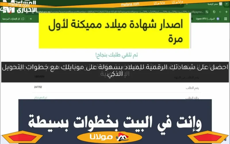 شهادة الميلاد الرقمية للأسر الحاضنة أصبحت رسمية وآمنة وسهلة الاستخدام إلكترونيًا