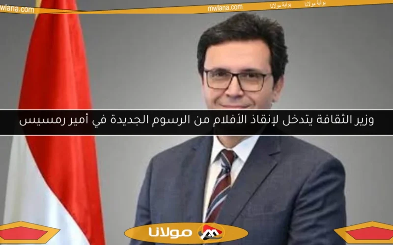 وزير الثقافة يتدخل لإنقاذ الأفلام من الرسوم الجديدة في أمير رمسيس