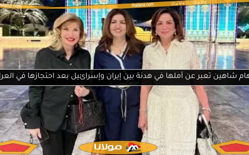 إلهام شاهين تعبر عن أملها في هدنة بين إيران وإسرائيل بعد احتجازها في العراق