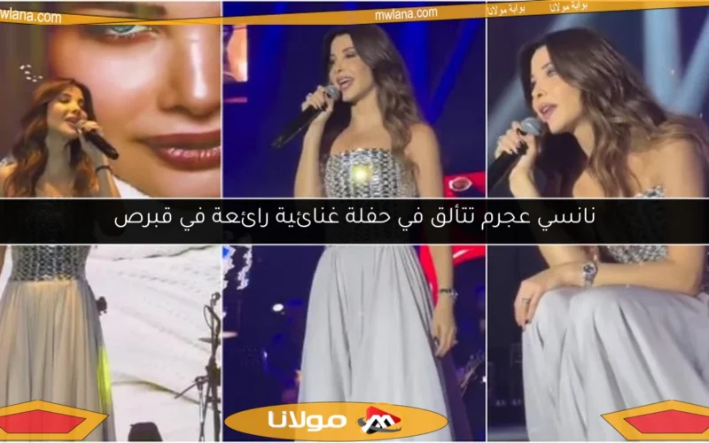 نانسي عجرم تتألق في حفلة غنائية رائعة في قبرص