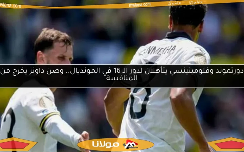 دورتموند وفلومينينسي يتأهلان لدور الـ 16 في المونديال.. وصن داونز يخرج من المنافسة