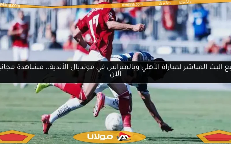 تابع البث المباشر لمباراة الأهلي وبالميراس في مونديال الأندية.. مشاهدة مجانية الآن