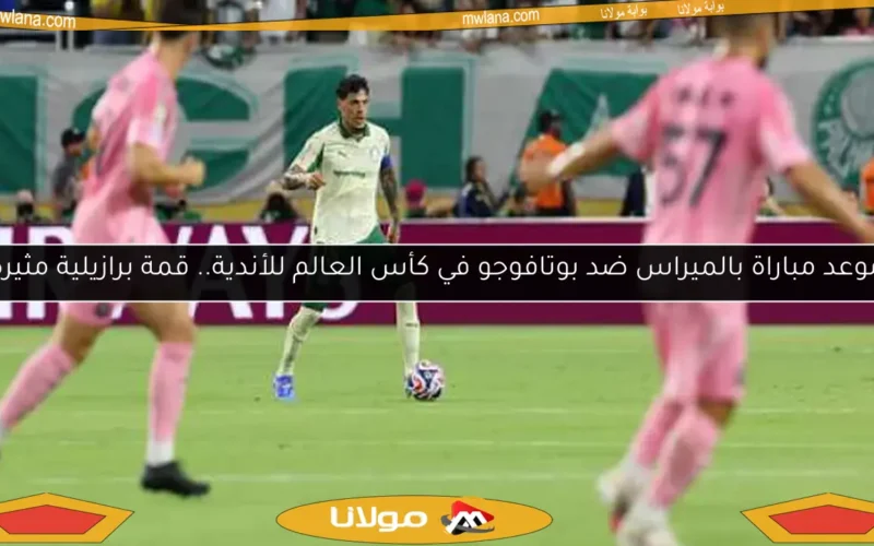 موعد مباراة بالميراس ضد بوتافوجو في كأس العالم للأندية.. قمة برازيلية مثيرة