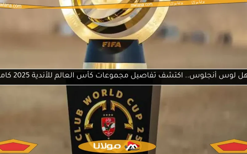 تأهل لوس أنجلوس.. اكتشف تفاصيل مجموعات كأس العالم للأندية 2025 كاملة