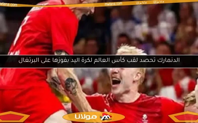 الدنمارك تحصد لقب كأس العالم لكرة اليد بفوزها على البرتغال