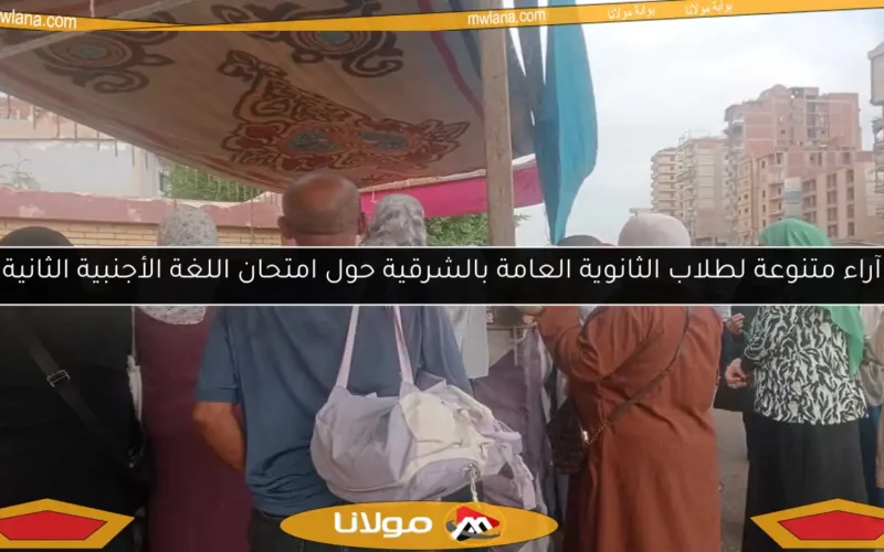 آراء متنوعة لطلاب الثانوية العامة بالشرقية حول امتحان اللغة الأجنبية الثانية