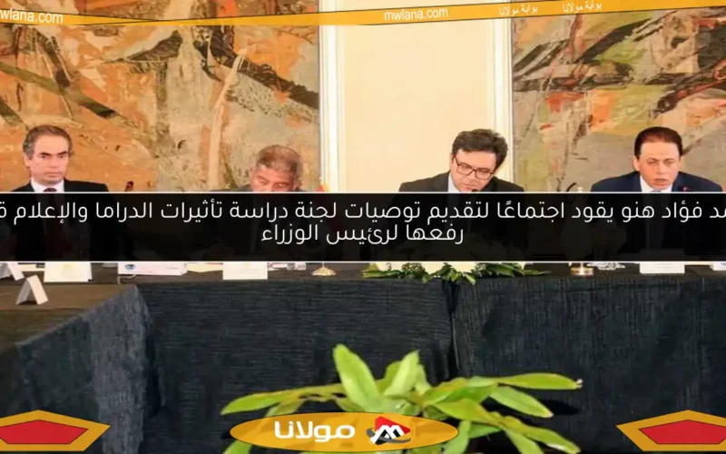 أحمد فؤاد هنو يقود اجتماعًا لتقديم توصيات لجنة دراسة تأثيرات الدراما والإعلام قبل رفعها لرئيس الوزراء