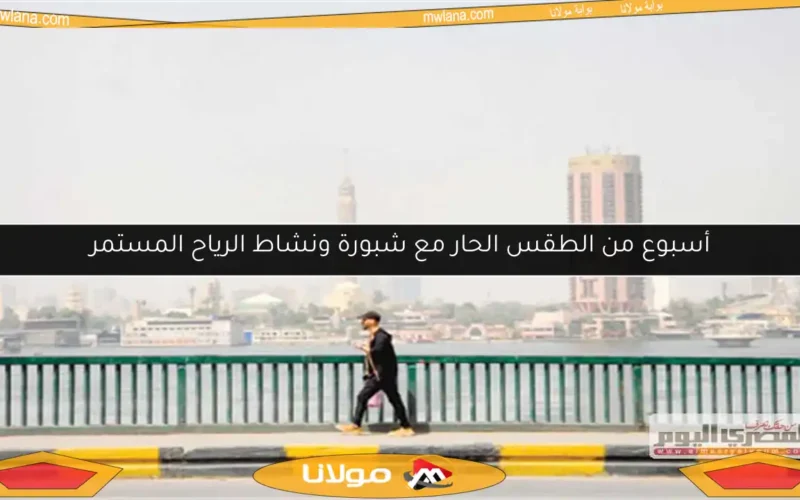 أسبوع من الطقس الحار مع شبورة ونشاط الرياح المستمر