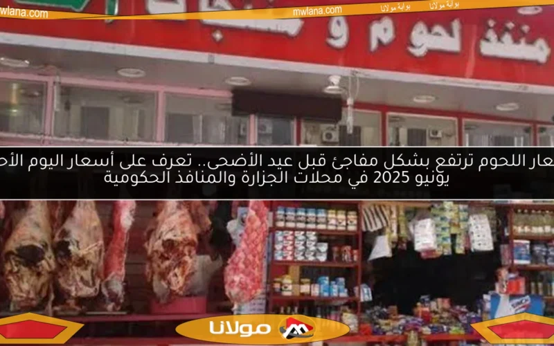 أسعار اللحوم ترتفع بشكل مفاجئ قبل عيد الأضحى.. تعرف على أسعار اليوم الأحد 1 يونيو 2025 في محلات الجزارة والمنافذ الحكومية
