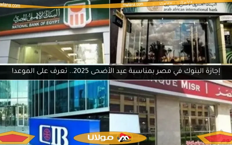 إجازة البنوك في مصر بمناسبة عيد الأضحى 2025.. تعرف على الموعد!